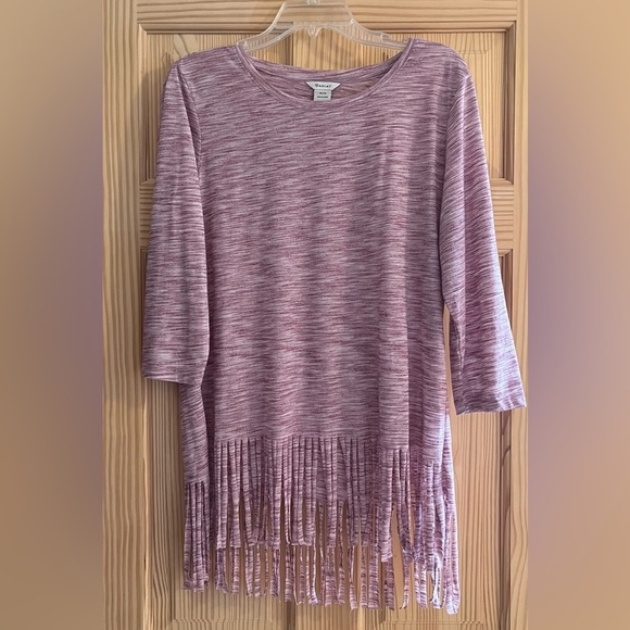 Women’s Ariat 3/4 Sleeve Light Purple Round Neckline Relaxed Fit Size Med - Picture 1 of 6